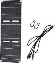 30W Solar Panel Dual USB Output IP68 Water Portable Foldable Solar Charger with 1 to 3 Cable Connect