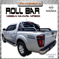 Nissan Navara NP300 Matte Black Roll Bar 4x4 Roll Bar 4X4 Sport Bar 4X4 Besi Belakang