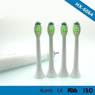 (包平郵)Philips電動牙刷代用牙刷頭 HX-6064 (4支) (國際認證)