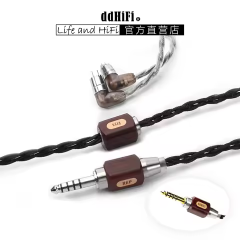 ddHiFi BC130C Eryx 4.4mm Balanced In-Ear Upgraded Cable with Replaceable Pins and Rhodium-Plated/Pen