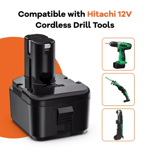 Ni-CD 12V 3.5Ah NI-MH Rechargeable Tools Battery for Hitachi EB1214S EB1212S Eb1220BL Eb1230hl Eb123