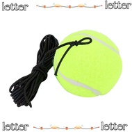 LETTER Rebound Ball, Adjustable Rope Tether Ball Tennis Training Ball, Tennis Yellow Elastic String 
