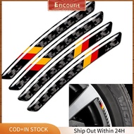 ENCOUNT 4PCS เส้นใยคาร์บอน สติกเกอร์ศูนย์ล้อ สีดำสีดำ ชุดกระโปรงยาว ตราสัญลักษณ์ธงไตรรงค์ อุปกรณ์เสริมรถยนต์ 3.54x0.31in M-Color WHEEL emblems Sticker COVER สำหรับรถยนต์ส่วนใหญ่