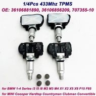 1/4Pcs TPMS Tire Pressure Sensor 36106881890 36106856209 707355-10 6855539 For BMW X5 F15 F85 X2 F39