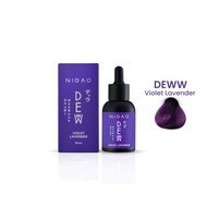 NIGAO Deww Violet 30 ml. นิกาโอะ ดิวว์ สีย้อมผม สีผม สีม่วง หยดเปลี่ยนสีผม