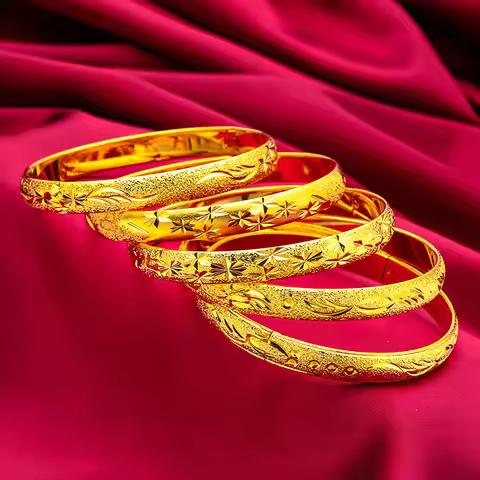 24K gold clasp star bracelet | AU999 full gold, 8MM wide-faced diamonds are as bright as the galaxy,