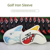 Golf Iron Cover Shark Style Eagle Style Embroidered Club Protective Cover golf Iron Cap Cover Velcro
