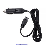 WELLNESSSPOT Car Refrigerator Lead Cable, DC 12V Replacement Wire Mini Fridge Lead Plug Wire, Power 