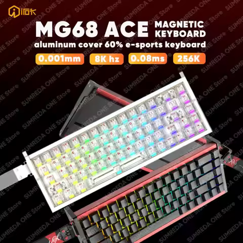 IROK MG68 Ace MG68 Plus MG68 Pro MG68 MAX mini Aluminum Magnetic Gaming Mechanical Keyboard 60% Rapi