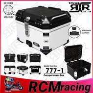 Compartment Box Helmet Box TOP BOX With Back Cushion For Motorcycle 45 Liters Model: RXR 777-1