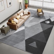 HOMFINE Washable Modern Area Rug - Geometric Style 5x7 Rugs For Living Room, Bedroom, Machine Washab