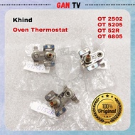 Original Khind OT2502 OT5205 OT52R OT6805 OT100E Electric Oven Thermostat/Temperature/Thermal Control 25L/52L/68L/100L GANTV