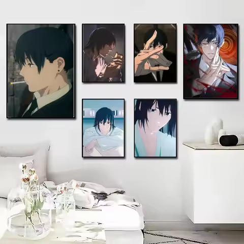 1pc Hayakawa Aki Anime Chainsaw Man Poster Poster Art Print Bar Living Room Furniture Decor