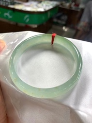 冰種翡翠天然翡翠玉鐲 A玉手鐲 玉鈪 • 冰種晴水灑金翡翠福鐲