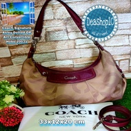 Tas Coach Signature Asley Hobo Preloved 2nd