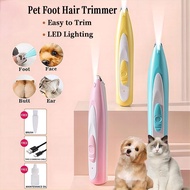 Electric Pet Dog Cat Mute Paw Shaver Foot Hair Trimmer Pet Paw Clipper Razor Pet Grooming Supplies
