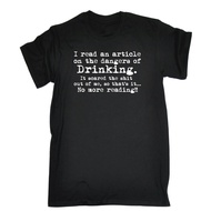 Dangers Of Drinking T-Shirt Alcoholic Humor Drink Party Funny Gift Birthday