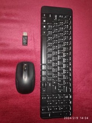 羅技 MK220 無線鍵盤滑鼠組 │精巧 X 時尚九成新