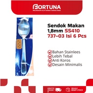 1.8mm Tablespoon SS410 737-03 6 Pcs/ Dunia Horeca