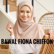 50" Bawal Fiona Premium Heavy Chiffon Bubble Dot Plain Spots Buntil Gauze Rubiah Large Field