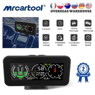 MRCARTOOL M60 Off Road Automotive GPS Inclinometer Motorcycle Speedometer Overspeed Alarm Car Speed 