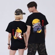Present Naruto Joint Pikachu T-Shirt Male Sasuke Couple Outfit Ins Hot Trend Short-Sleeved