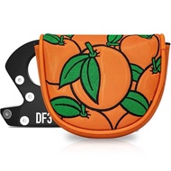 ORANGE DF3 Mallet Putter Cover Golf Head Cover Golf Club Cover LAB Golf