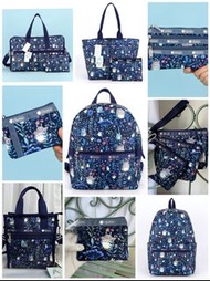 Lesportsac龍貓卡通印花布包大/小手提單肩袋/背囊