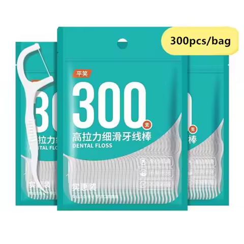1/2/5 Bag Disposable Dental Floss Dental Floss Picks Clean Between Teeth Interdental Brush Oral Care
