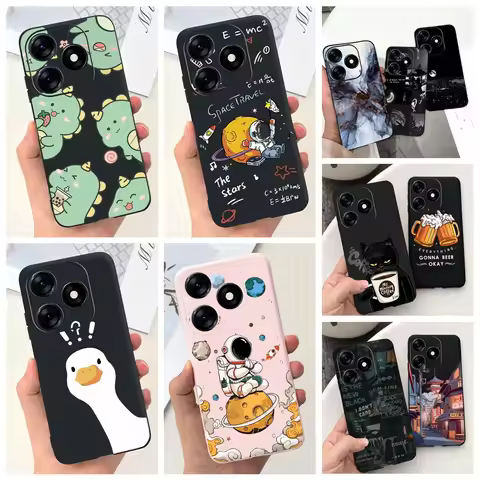 For Tecno Spark 10C KI5k KI5m Case Tecno Spark 10 Pro Spark10 Back Cover Shockproof Liquid Silicone 