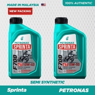 ORIGINAL PETRONAS SPRINTA F700 15W-50  4T ULTRAFLEX MINYAK HITAM MINYAK PELINCIR