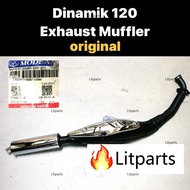 [100% ORIGINAL MODENAS] Standard Muffler Ekzos Exhaust Pipe Assy Modenas DINAMIK 120