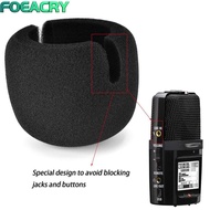FOEACRY Microphone Foam Cover, Windproof Universal Microphone Windscreen, Noise Reduction Profession