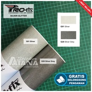 Skotlet Putih Glitter Scotlet Silver Grey Abu Perak Hologram Profix Stiker Kerlip Glossy Sticker Met