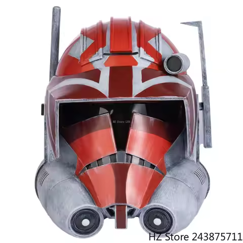 SW Clone Arc Commander Captain Vaughn Helmet Star Clone Trooper Wars Helmet Cosplay Deluxe Halloween