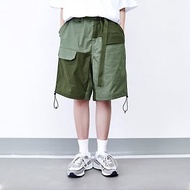 (絕版特惠)Patchwork Cargo Shorts多口袋機能寬松工裝短褲