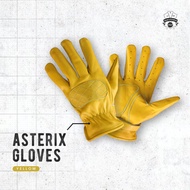 Asterix Vintage Genuine Leather Gloves. Asterix Leather Gloves