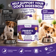 Probiotics for Dogs Powder | Dog Probiotic Supplement for Gut Health 90g