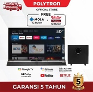 POLYTRON PLD 50BUG9959 Cinemax Soundbar LED TV 50 inch Smart Google