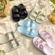 Eva women's two-strap sandals with beautiful form and 3cm high sole