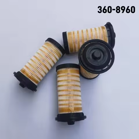 4Pcs 360-8960 3608960 For CAT Engine Fuel Filter 4461492 360-8958 467-1181 EF55040 For Caterpillar E