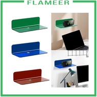 [Flameer] Acrylic Shelves for Storage, Display Ledge Shelf ,Wall Mounted, Small Shelf Wall Shelf