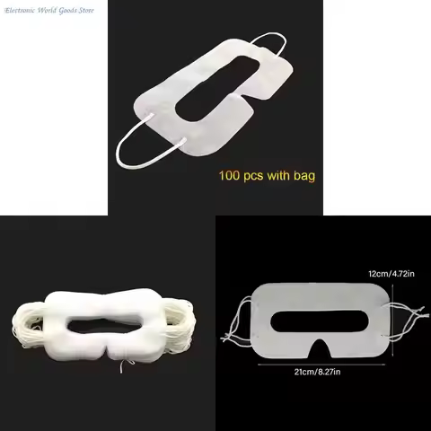 A3PD Non-woven Fabrics Hygiene Eye Pad 100 Pieces/Set Face Mask Anti-sweat Disposable for HTC Vive 3