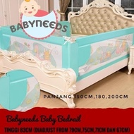 Milo 83 Cm Baby Bedrail Bed Rail Kasur Bayi Pengaman Kasur Bayi 180 Cm