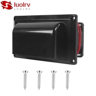 LUOLRV 12V Ventilation Fan, Dual Fan Black Plastic Housing RV Side Exhaust Fan,  Rated Power 15W DC1