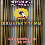 New Bahan Carbon Sutet Mentah 7.11Mm 200Cm-210Cm Ori