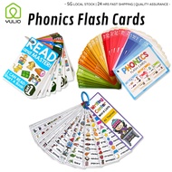 [SG] Phonics Flash Cards Kids Words Learning Cards English Phonics Flash Cards 65 Cards Learning Eng