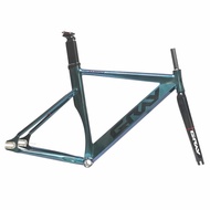 GRAY WINO Fixed Gear FRAMESET |Fixie frame |Fixed Gear Frame|Alloy | carbon fork