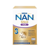 Nan Gold HA 3 เครื่องดื่มโปรตีนนม แนน โกลด์ เอชเอ 3 700 กรัม 1 กล่อง หมดอายุ 12-2023