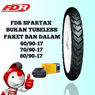 Ban Luar Motor ring 17 FDR SPARTAX Plus Ban Dalam Tube Type (Bukan Tubeless) ban motor bebek